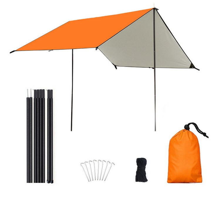 STARRY 아웃도어 홀리데이 타프 그늘막 방수 실버코팅