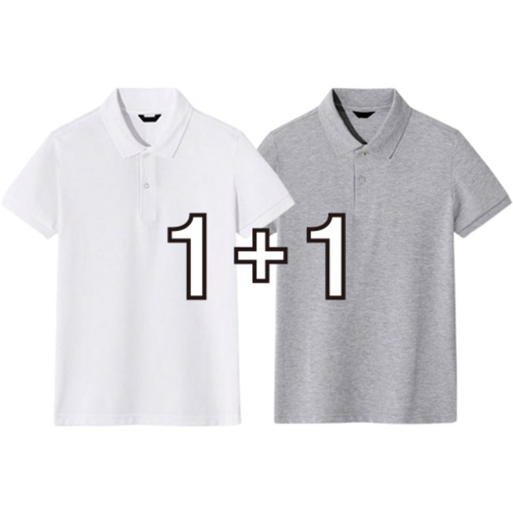 11 트루디 남녀공용 PK 솔리드 반팔 카라티