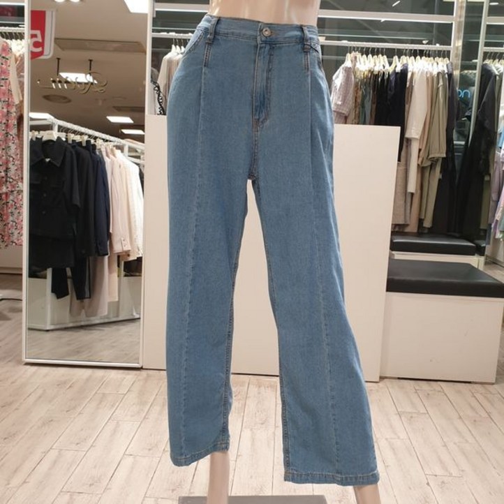 온앤온 핀턱 와이드 데님 팬츠 JJ2ML458