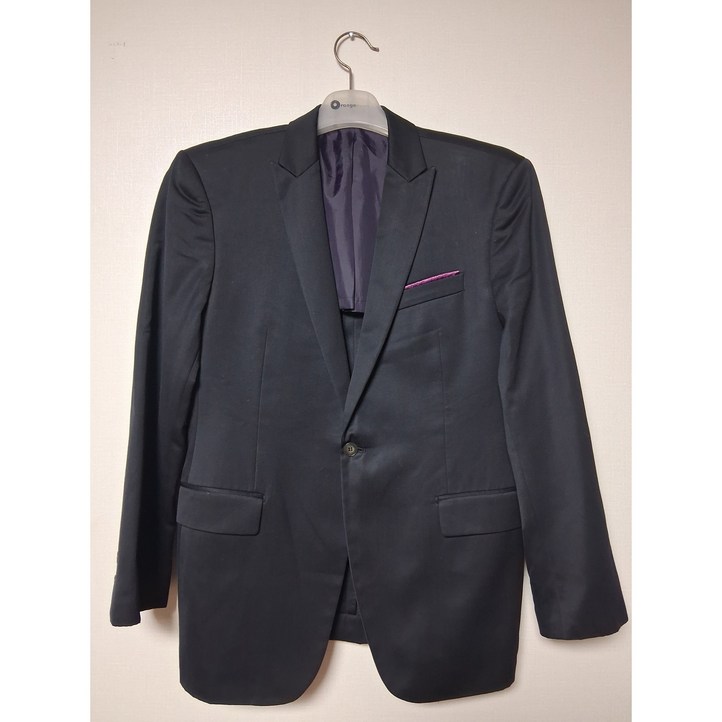 코모도 남성 모혼방 행거치프 장식 원버튼 정장자켓100민구제