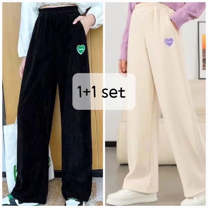 해피팡팡  주니어 겨울신상 골덴바지 11   주니어 올데이 골지 밴딩 윈터바지11  골덴 기모 바지 아동 초중생 성인 까지  주니어 겨울 골덴 기모바지  골덴 밍크팬츠