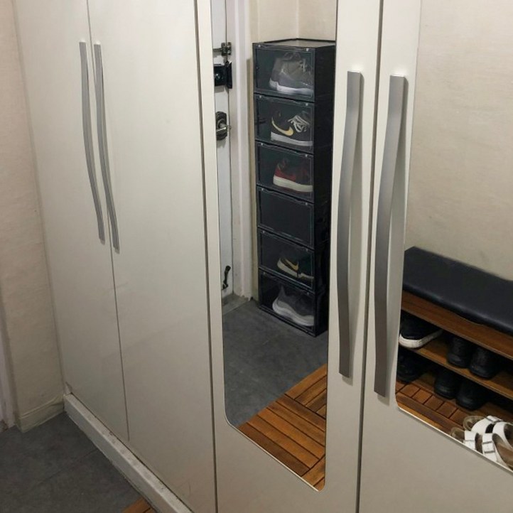 대형 모칸도 아크릴 거울 40X90cm 모서리 라운드형 접착식 DIY거울 두께 2mm, 모서리라운드 40X90 2mm