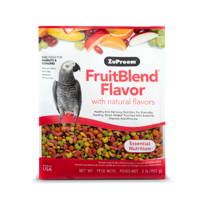 과일 펠렛 쥬프림 후르츠블렌드 주프림 코뉴어 왕관 퀘이커 앵무새, 1개, 907g