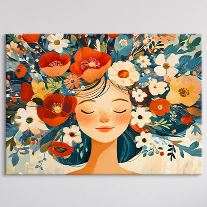 꽃의 여인 8종 인테리어 그림 액자 북유럽 감성 거실 안방 서재 개업 선물 캔버스 추상화 인물 아트월 꽃의 여인 8종 인테리어 그림 액자 북유럽 감성 거실 안방 서재 개업 선물 캔버스 추상화 인물 아트월