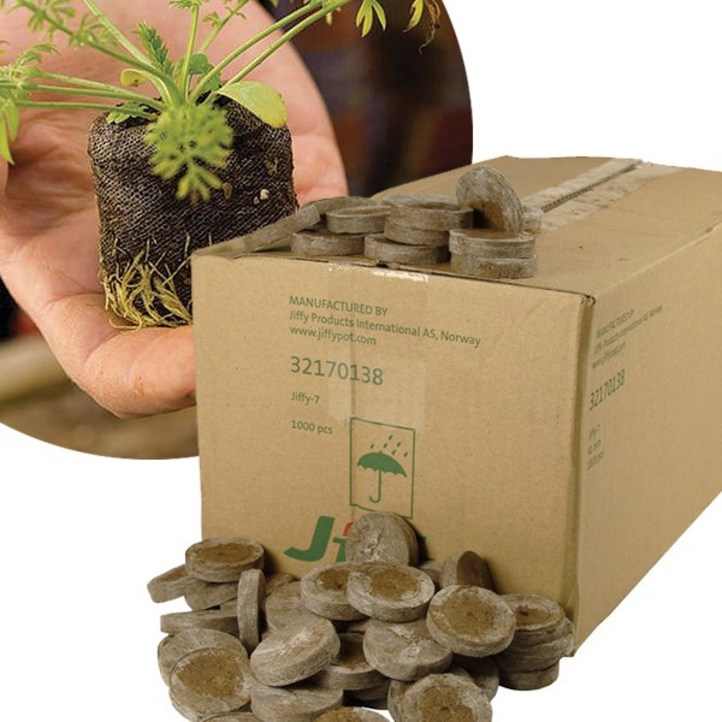 조이가든센터 Jiffy 지피7 2,000개  1Box  33mm, 1개, 3g