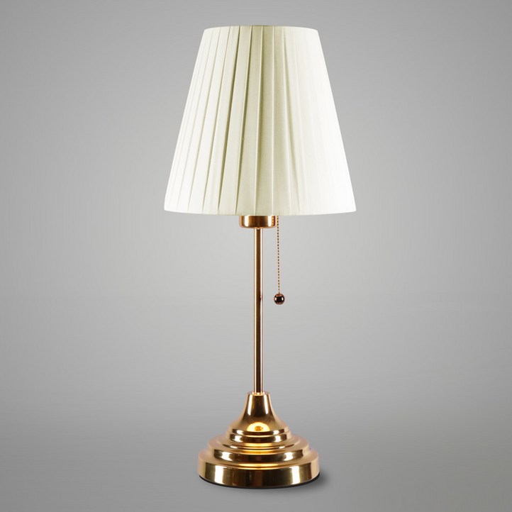 폴링 단스탠드 감성 스탠드조명 테이블램프 LED 당기는 스위치, 골드