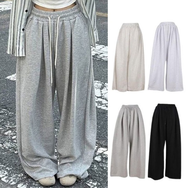 국내 자체 제작 핏살리는드리밍핏투핀턱벌룬와이드트레이닝팬츠 6COLOR