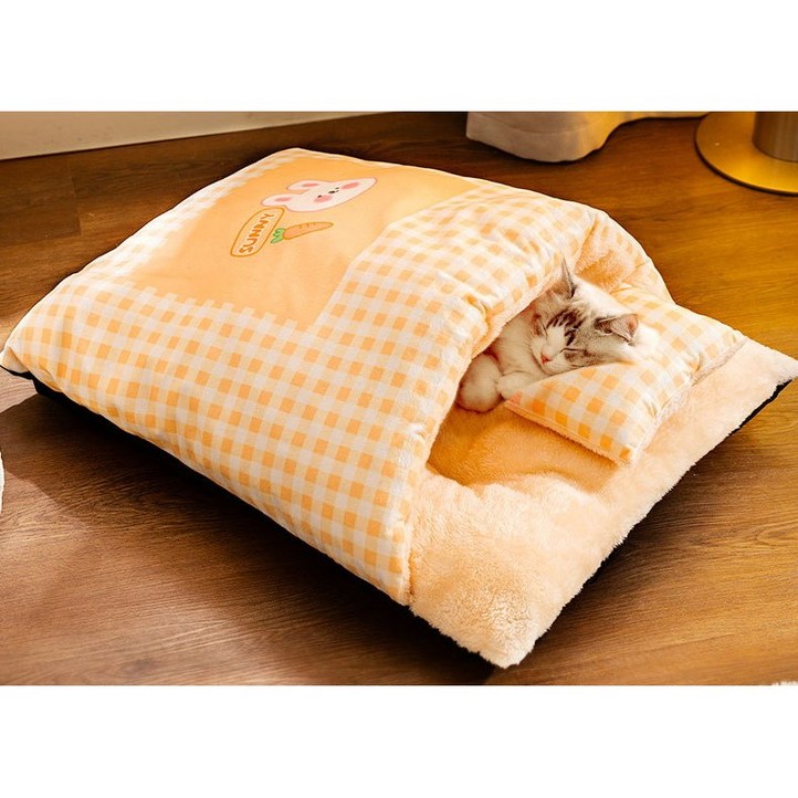 PCTN 최고급 고양이 이불베개세트 숨숨이불방석 강아지 이불배게세트 Pet Bedding Set
