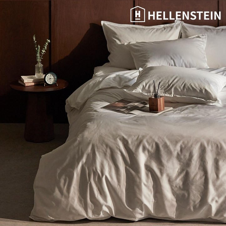 헬렌스타인 호주산 사계절 양모이불  120수 이불커버 세트 Q, 화이트, 이불이불커버베개커버 세트