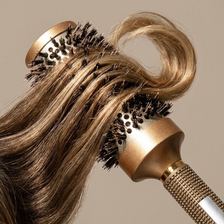 아킴 골드 알루미늄 드라이빗 대왕 롤빗 헤어 롤빗 롤 브러쉬 왕롤빗