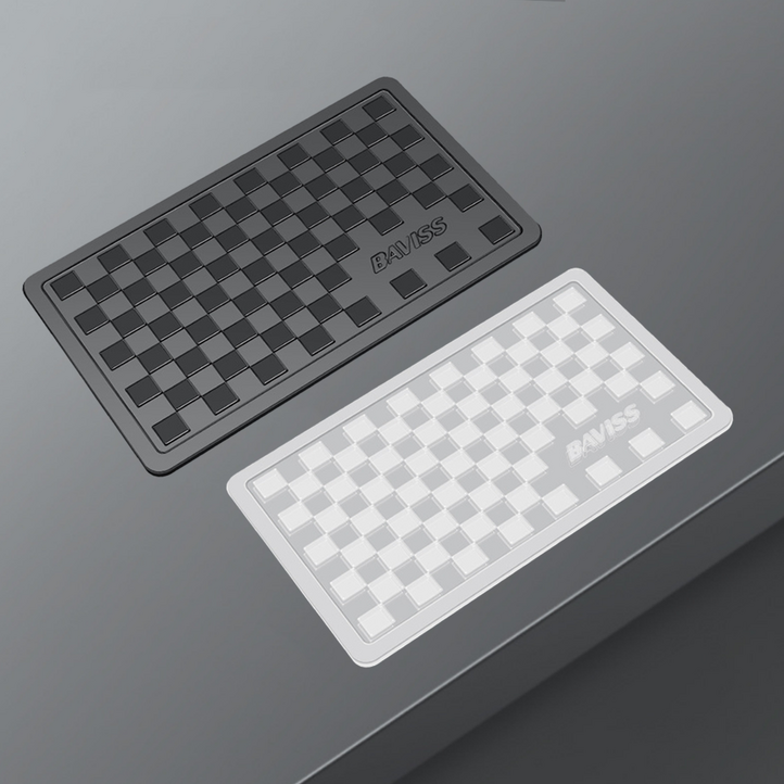 체크 무늬 자동차 논슬립 미끄럼 방지 패드 S 3P  잠자는 고양이 액세서리