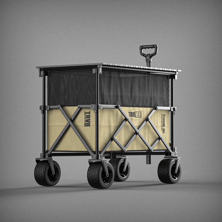 Truver 캠핑 웨건 접이식 카트 폴딩