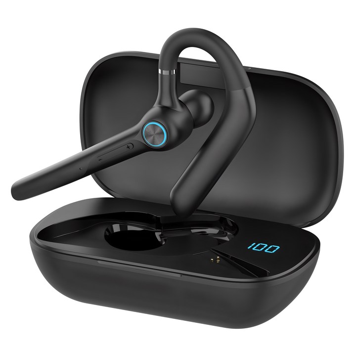 맨큐 귀걸이형 고음질 충전창 블루투스 이어폰