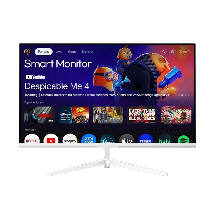 티브이지 27인치 FHD 스마트 모니터 블랙  화이트