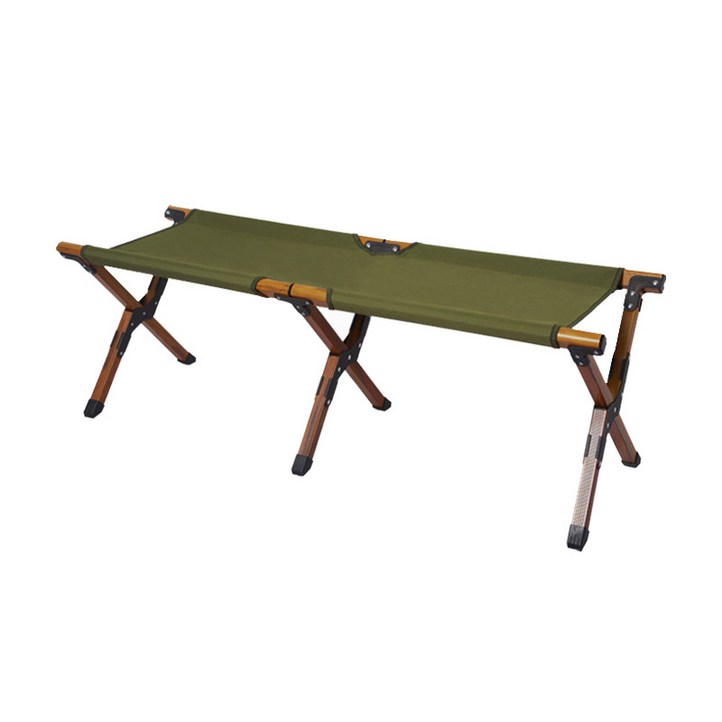 KOOLMAN쿨맨 2인용 접이식 벤치 캠핑스툴, 올리브그린, 1개