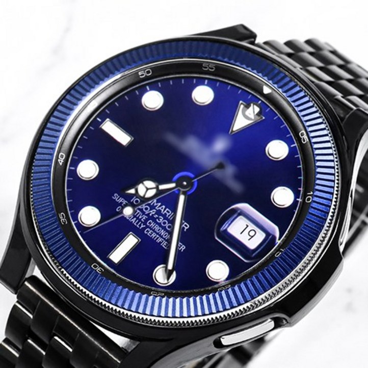 타임스토리 갤럭시워치4 클래식 42mm 호환 베젤링, K47 유광블루