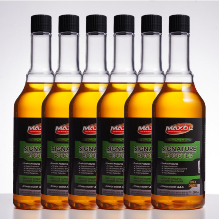 맥쏠 시그니처 부스터 연료첨가제 디젤경유 300ml, 6개, 디젤경유 맥쏠 시그니처 부스터 연료첨가제 디젤경유 300ml, 6개, 디젤경유