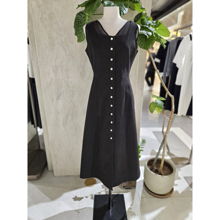 ZOOC 버튼 다운 레이어드 원피스 Z252MSE013