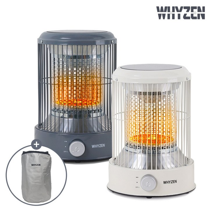 25년형 와이젠 미니 전기히터 난방기 가정용 온열기 스토브 사무실 온풍기 하이라이트히터 욕실히터 캠핑용