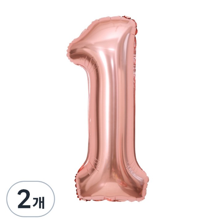 에스엠파티 2개입 100cm 대형 숫자풍선 1, 1개, 로즈골드2개입 에스엠파티 2개입 100cm 대형 숫자풍선 1, 1개, 로즈골드2개입