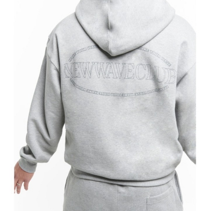 SYMBOL BACK LOGO HOODIE GRAY 뒷면 로고 후드티 남성 후드티