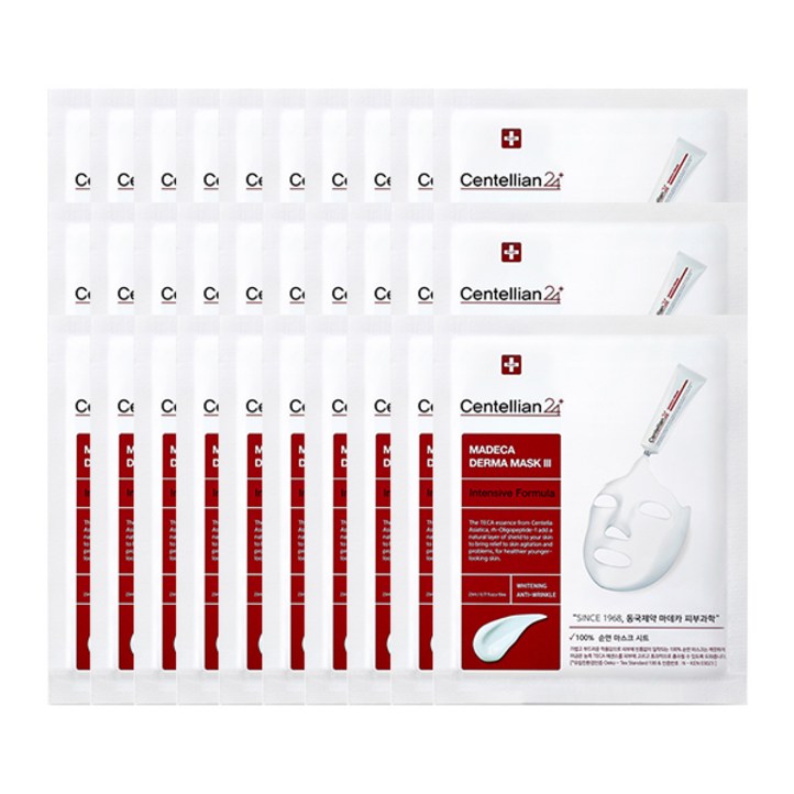 동국제약 마데카 더마 마스크팩3 인텐시브 포뮬러, 10개입, 3개