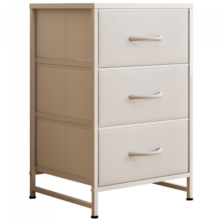 소웰홈 패브릭 모던 머릿장 450, 화이트, 3단