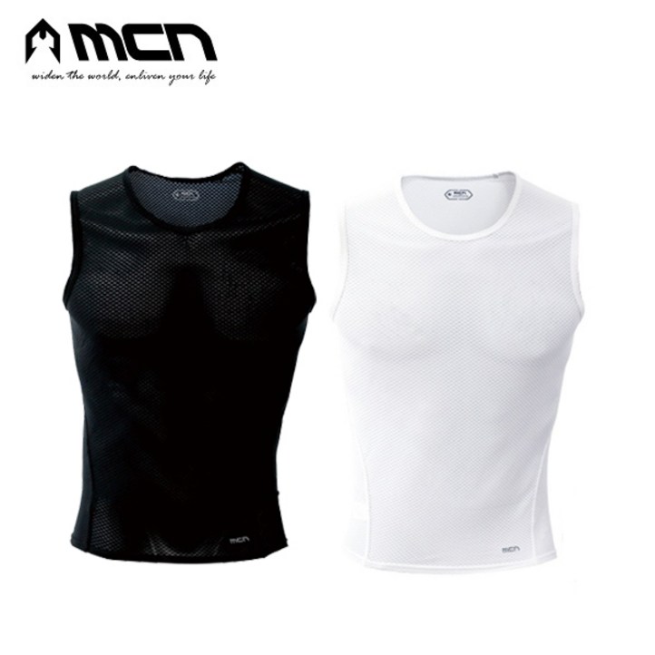 MCN K메쉬 망사 화이트 민소매 이너웨어 자전거의류 MCN K메쉬 망사 화이트 민소매 이너웨어 자전거의류