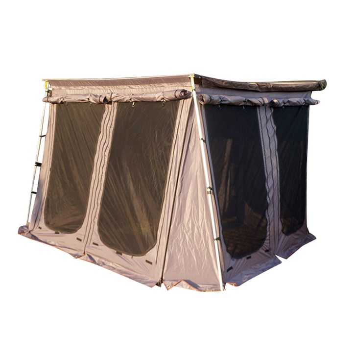 알래스카블랙 차량용 사이드 어닝룸 텐트 250 x 250 cm, 혼합색상 211136021