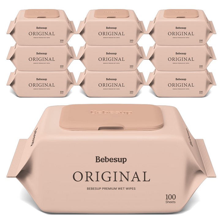 베베숲 오리지널 유아물티슈 캡형