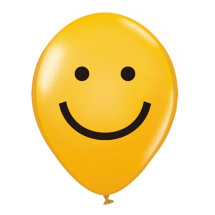 미미파티 해피 스마일 웃는 풍선 30cm 50p