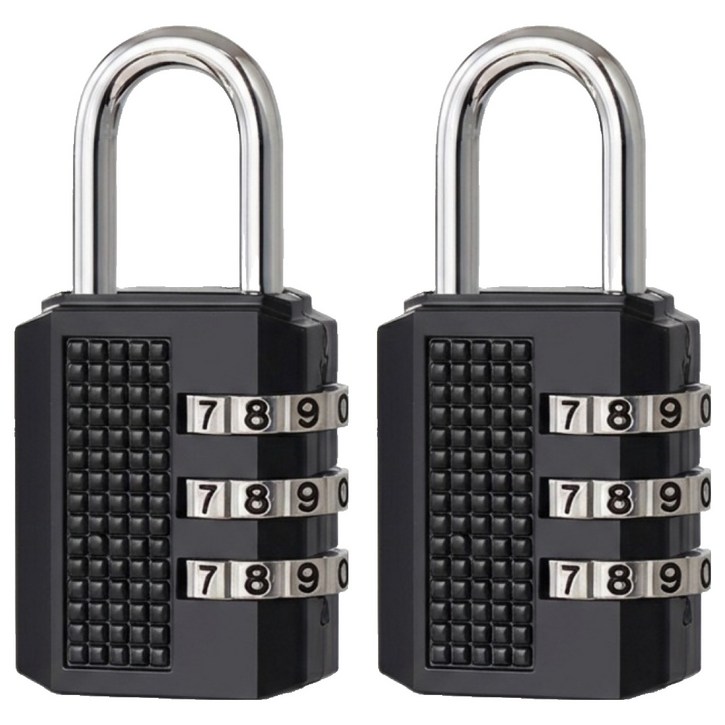 온트리 3단 비밀번호 자물쇠 2p