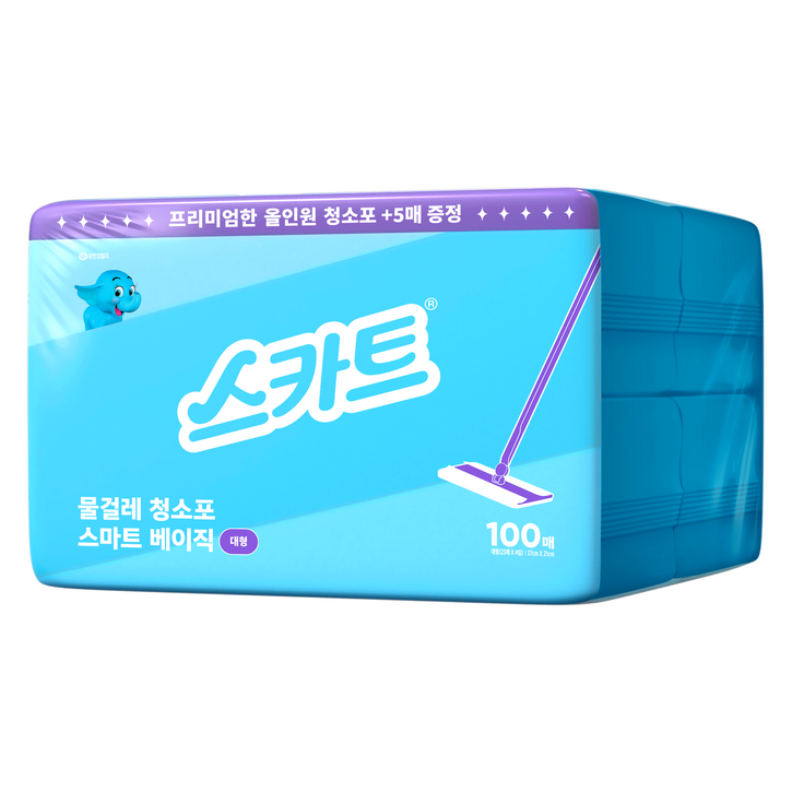 스카트 물걸레 청소포 베이직 대형 100p