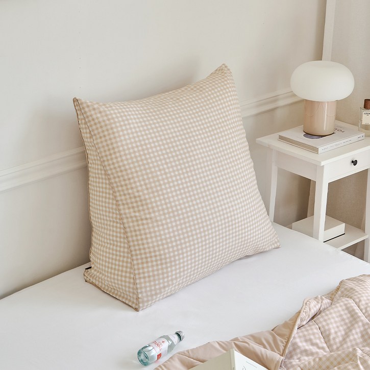 쁘리엘르 점보 삼각 등받이 쿠션, 쿠시베이지