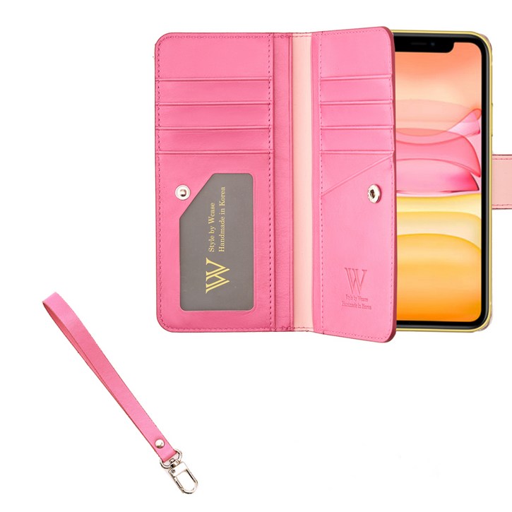 에스엠모바일 아네트컬렉션 카드지갑 다이어리 휴대폰 케이스 핸드스트랩