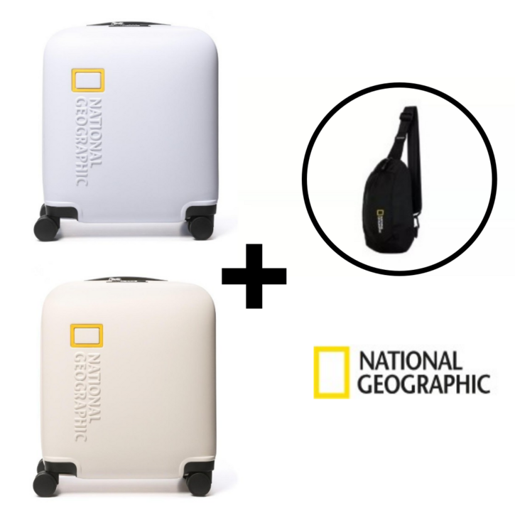 국내 매장판 내셔널지오그래픽 페블 캐리어 18형 여행 캐리어 슬릭백 증정 SET 기내용 캐리어 기내 반입 가능 여행가방