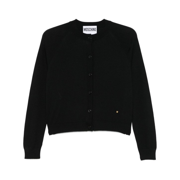 모스키노 크루 넥 가디건