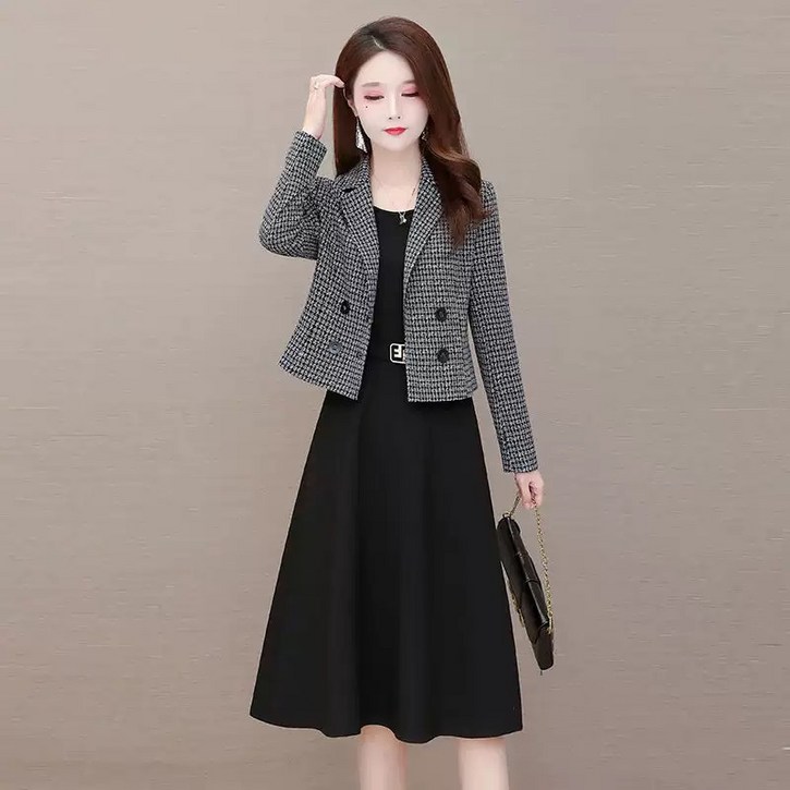 휠렉스 여성 패션 정장 원피스 재킷 세트 JT411