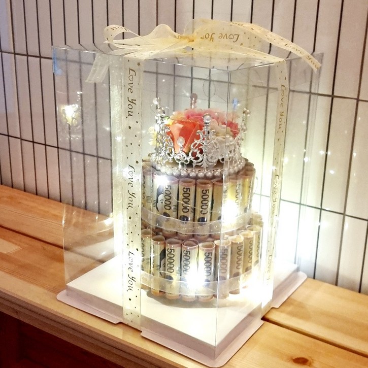 셀비아  용돈케이크 돈케이크 용돈이벤트 생신 생일 기념일 부모님 선물