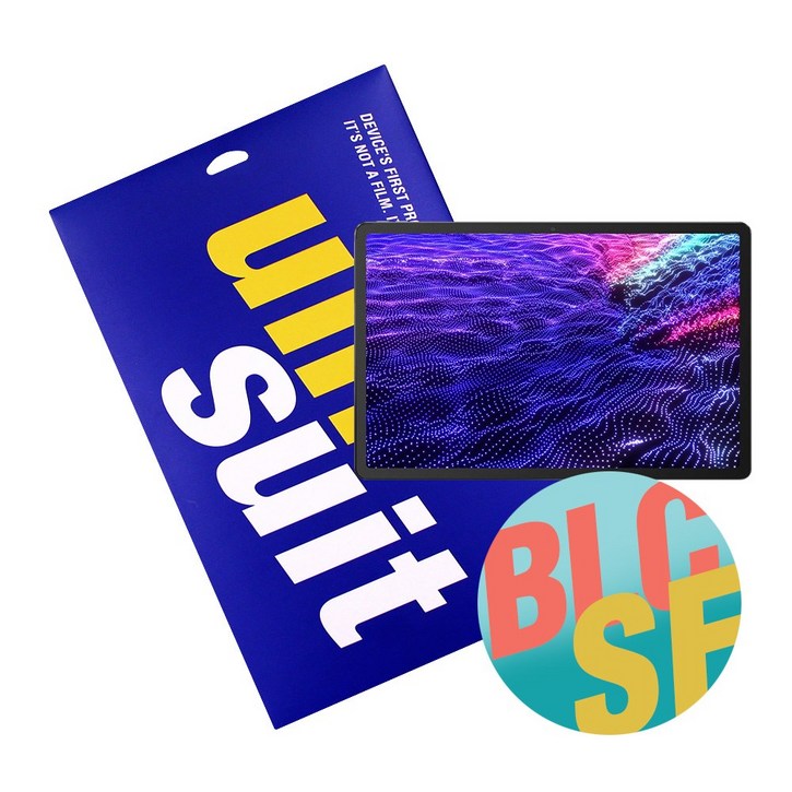 [유니슈트] 갤럭시탭S9 FE 블루라이트 차단 2매+후면 서피스 보호필름 2매(UT240198_2), 단일상품
