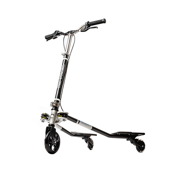 MSKI 세미 트라이보드 세발킥보드 트라이더, 엠스키세미_블랙, 1개