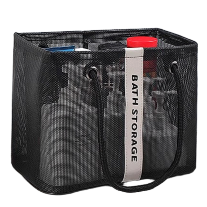 위셀럽 메쉬 목욕바구니 헬스 수영장 가방