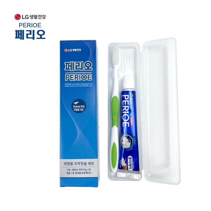 칫솔세트 여행용 치약 칫솔 페리오, 100세트, 50g 칫솔세트 여행용 치약 칫솔 페리오, 100세트, 50g