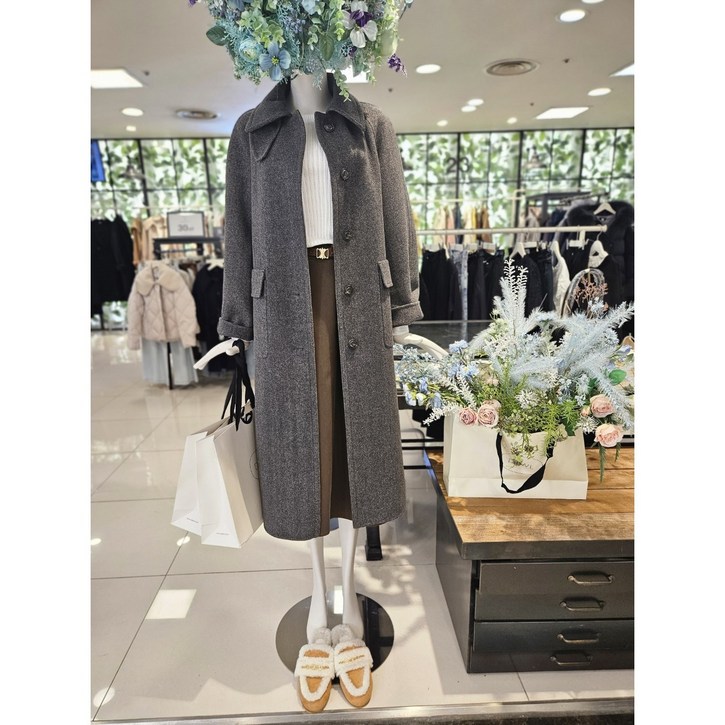 듀엘 DEWE 스탠카라 싱글 코트 L261PSH506 NC일산