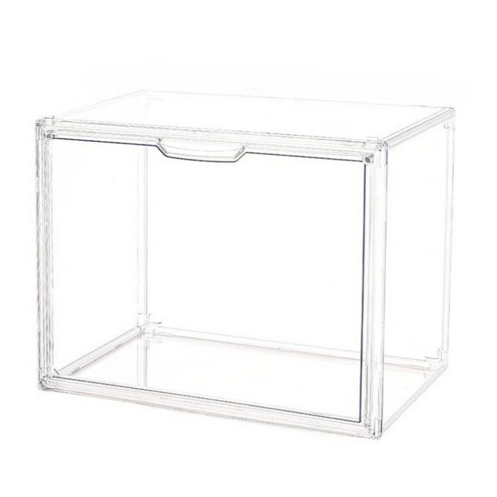 보관함 수납 정리함 투명 수납함 전면도어형 진열보관용