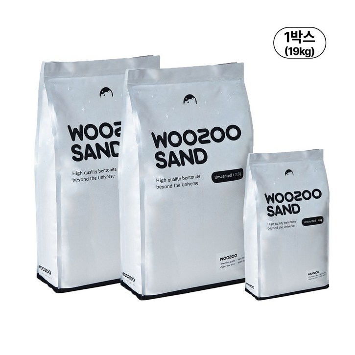 [와우할인] 우주모래 먼지없는 대용량 고양이 응고형 벤토나이트 모래 우주샌드 19kg, 19kg, 1개, 무향