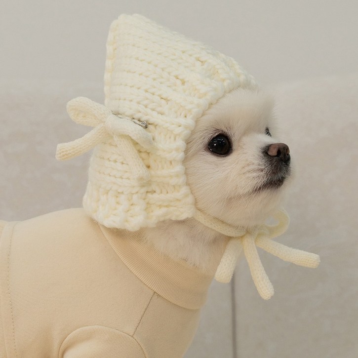 베일리펫 강아지 모자 겨울 귀도리 귀마개 코코보넷