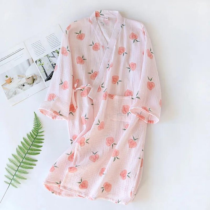 샤워가운 여성목욕가운 삼색 목욕가운 얇은샤워가운 사계절 샤워가운 M 사이즈