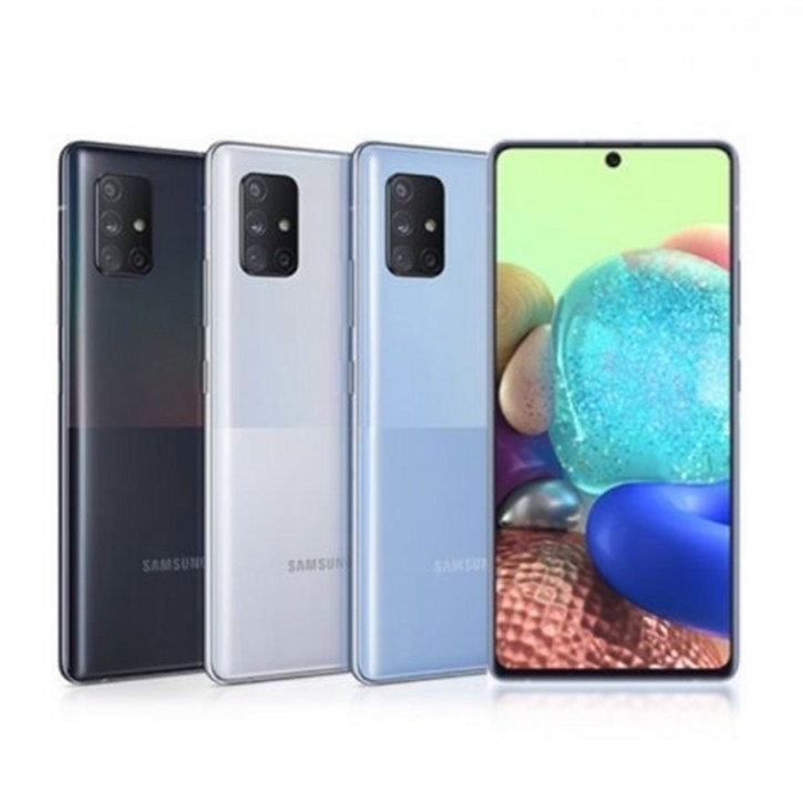 삼성전자 갤럭시 A 퀀텀 128GB SM-A716 공기계 중고폰 리퍼폰, 프리즘 큐브 블루, 128GB