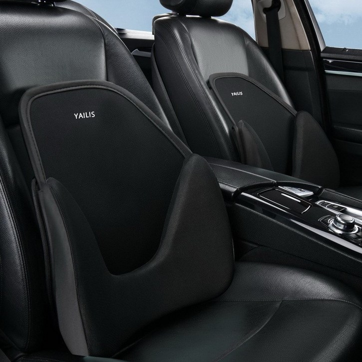 YAILIS 자동차 허리받침 요추 지지대 차량용허리쿠션 사무실허리받침 차량등받이쿠션
